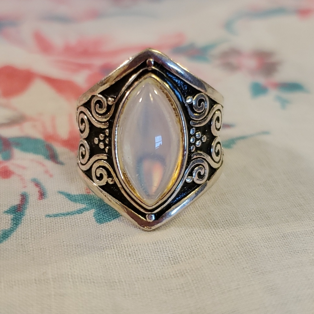 Stamped S925 Silver Ring